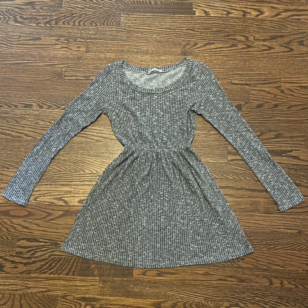 ModCloth Gray Sweater Dress
